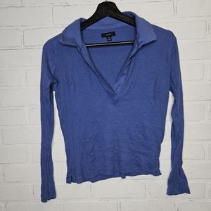 J. Crew Ribbed Polo Tee Tshirt